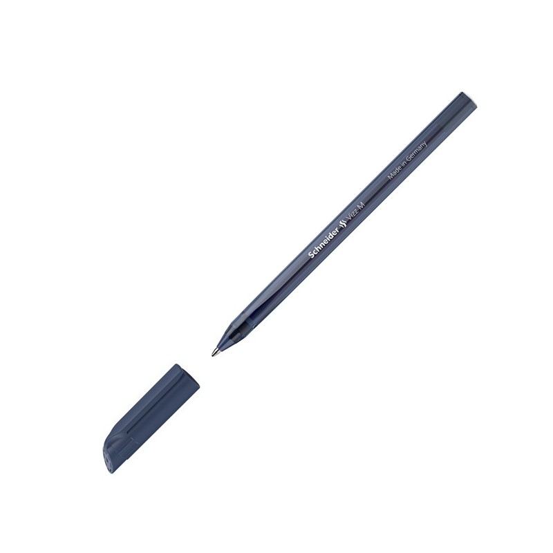 Penna a sfera Vizz con cappuccio punta media blu notte Schneider