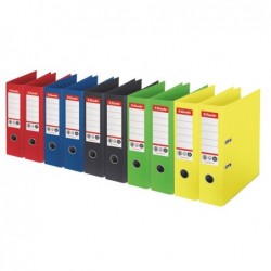 Registratore a leva CO2 neutral A4 dorso 75 mm colori assortiti Esselte