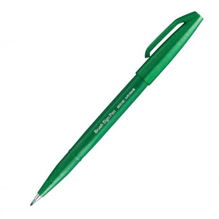 Pennarello Brush Sign Pen verde Pentel