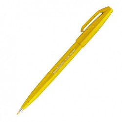 Pennarello Brush Sign Pen giallo Pentel