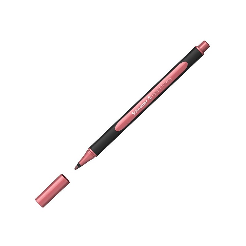 Pennarello Metallic Liner 020 punta 1,2 mm rosso Schneider