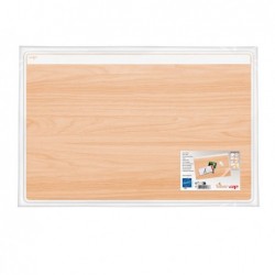 Sottomano Silva 58,5 x 38,5 cm trasparente/stampa legno Cep