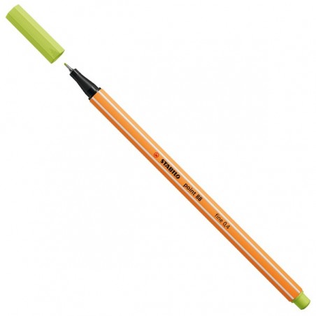 Fineliner Point 88 tratto 0,4 mm lime 14 Stabilo