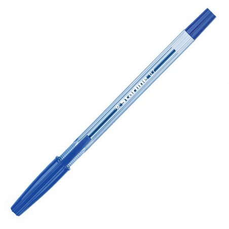 Penna a sfera con cappuccio punta fine 0,7mm blu Starline conf. 50 pezzi
