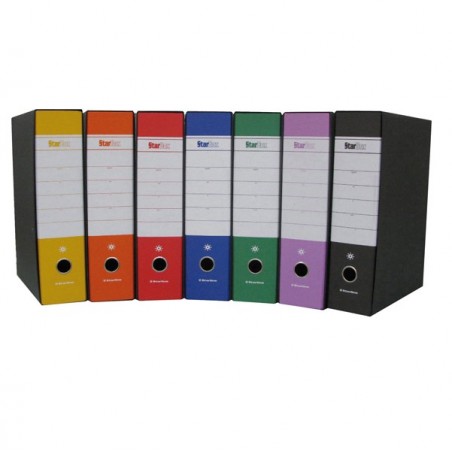 Registratore Starbox sfuso dorso 8 cm protocollo 23 x 33 cm lilla Starline