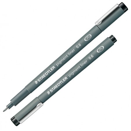 Pennarello Pigment Liner 308 nero 0,6 mm Staedtler