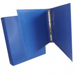 Raccoglitore King 4 anelli tondi 30 mm dorso 4 cm 22x30 cm rivestimento in PPL blu Starline