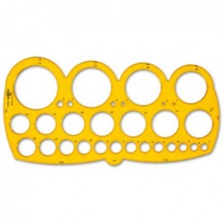 Maschera cerchi 7126 1/55mm con smusso Arda