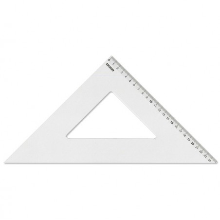 Squadra linea Profil alluminio 45gradi 35cm Arda