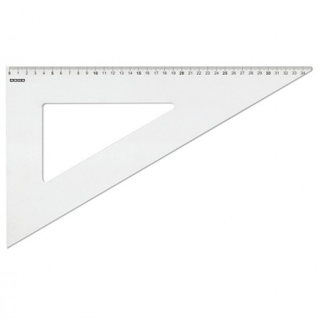 Squadra linea Profil alluminio 60gradi 35cm Arda