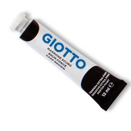 Tempera Tubo 4 12ml marrone Giotto