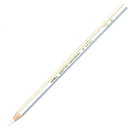 Pastello Supermina mina 3,8 mm bianco 01 Giotto