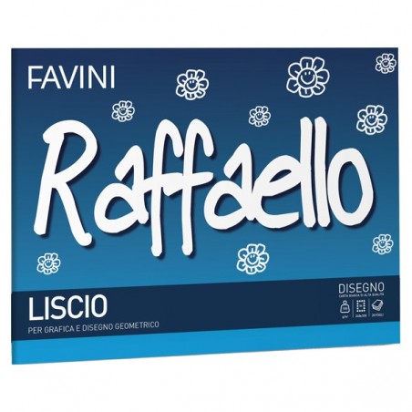 Album Raffaello 24x33cm 100gr 20 fogli liscio Favini
