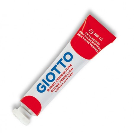 Tempera Tubo 7 21ml rosso vermiglione Giotto