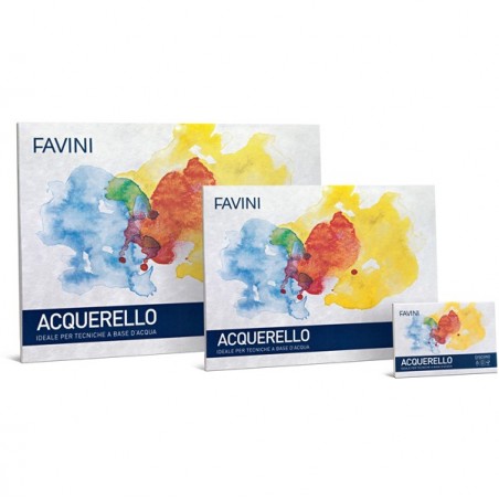 Blocco Acquerello 25x35cm 340gr 10 fogli Favini