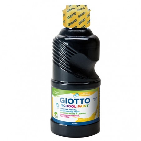 Tempera pronta 250ml nero Giotto