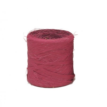 Nastro Raphia Vintage bordeaux 65 200mt Bolis