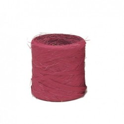 Nastro Raphia Vintage bordeaux 65 200mt Bolis