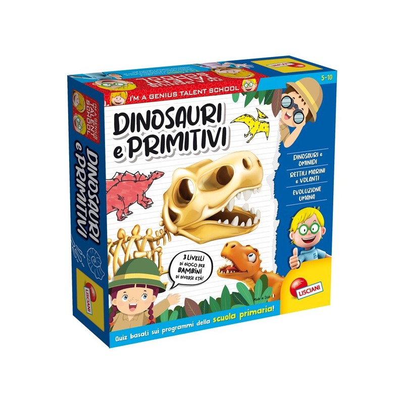 I'm a Genius TS Dinosauri e Primitivi Lisciani
