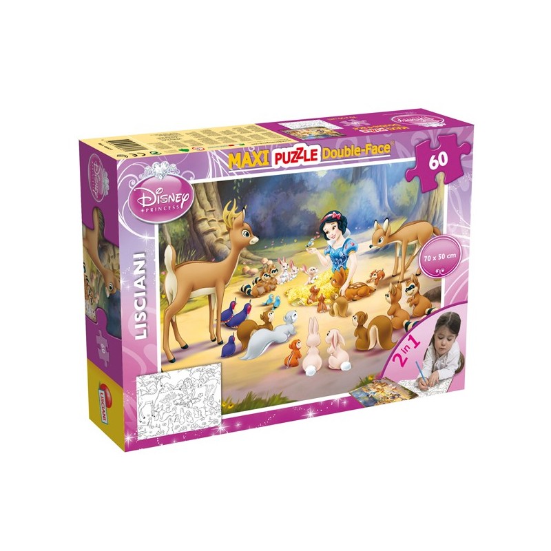 Puzzle df supermaxi 60 snow white lisciani
