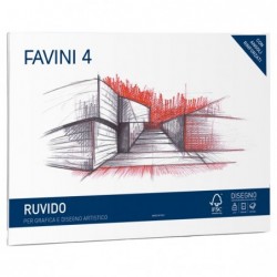 Album Favini 4 33x48cm 220gr 20 fogli ruvido Favini