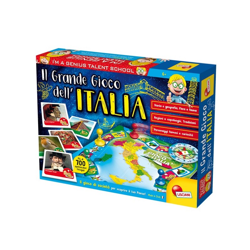 I'm a Genius Il Grande Gioco d'Italia Lisciani