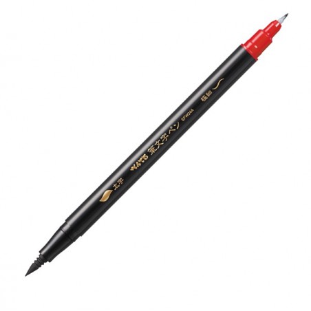 Pennarello doppia punta in fibra nero Pentel