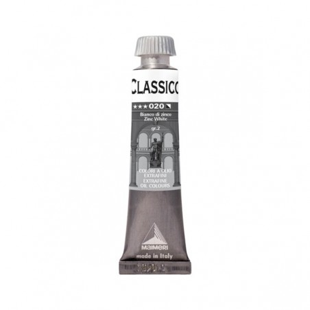 Colore a olio extrafine 20 ml bianco di zinco Maimeri
