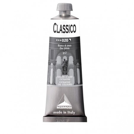 Colore a olio extrafine 60 ml bianco di zinco Maimeri