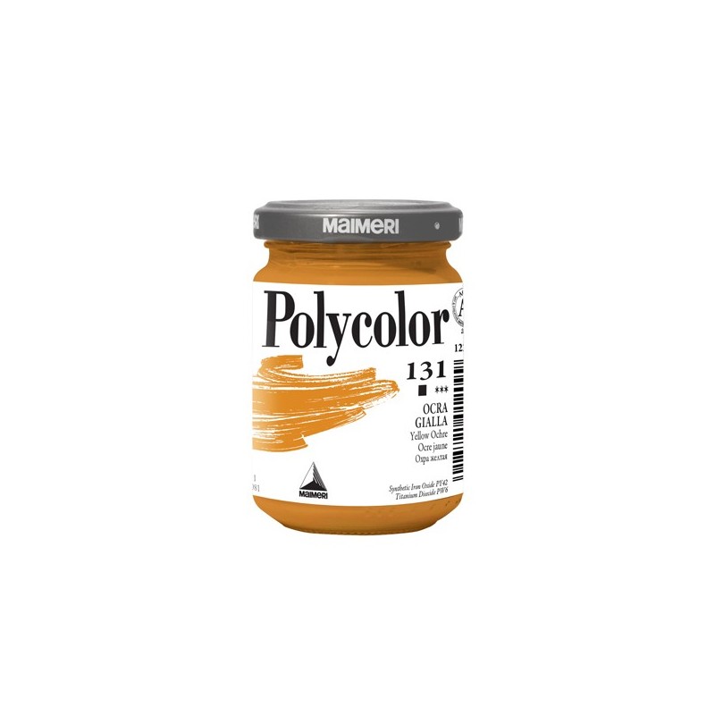 Colore vinilico Polycolor 140 ml ocra gialla Maimeri