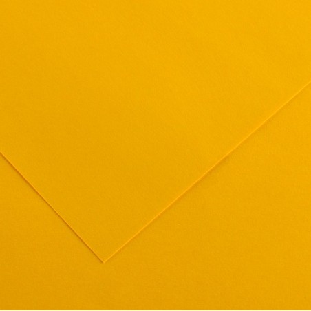 Foglio Colorline 70x100 cm 220 gr giallo oro Canson