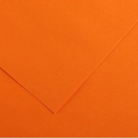 Foglio Colorline 70x100 cm 220 gr arancione Canson