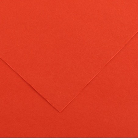 Foglio Colorline 70x100 cm 220 gr rosso vivo Canson