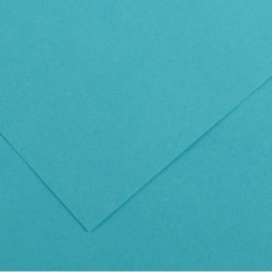 Foglio Colorline 70x100 cm 220 gr blu turchese Canson