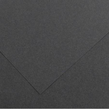 Foglio Colorline 70x100 cm 220 gr grigio scuro Canson