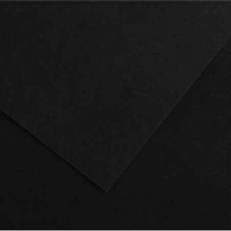 Foglio Colorline 70x100 cm 220 gr nero Canson