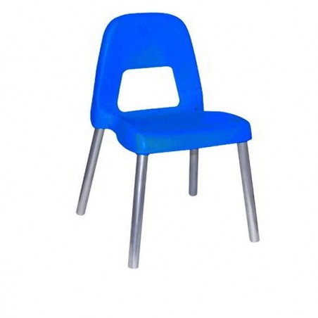 Sedia per bambini Piuma H 31 cm blu CWR