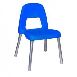 Sedia per bambini Piuma H 35 cm blu CWR