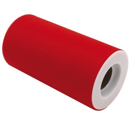 Tulle in rotolo rosso 12,5cmx25mt Big Party