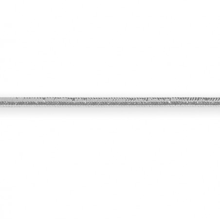Cordone elastico 100mt argento Brizzolari