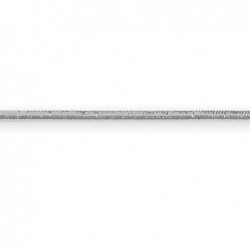 Cordone elastico 100mt argento Brizzolari