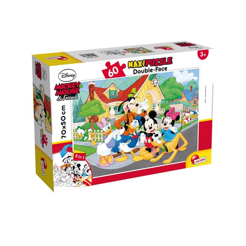 Puzzle Maxi "Disney Mickey" 60 pezzi Lisciani