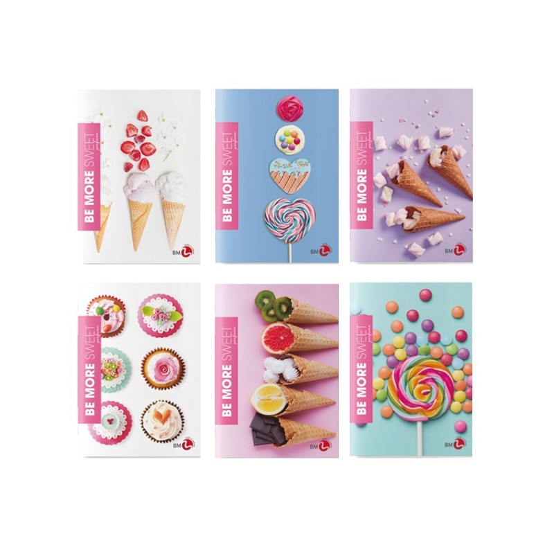 Maxiquaderno Sweet Be More Special 2021 - A4 - 36 + 2 fogli - 1 rigo - 100 gr - BM