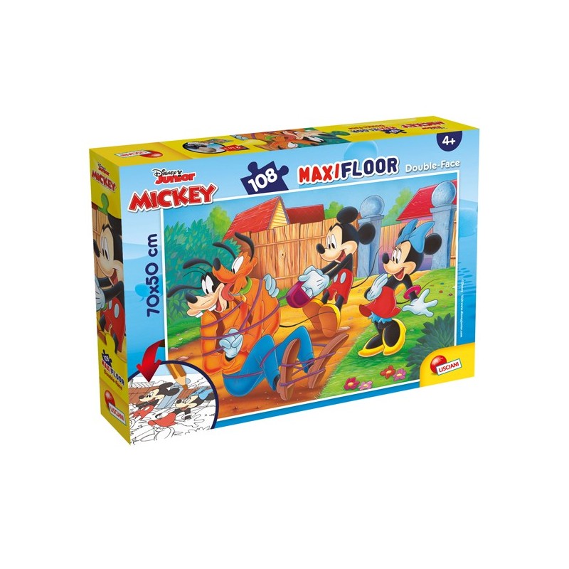 Puzzle Maxi "Mickey My Friends" 108 pezzi Lisciani