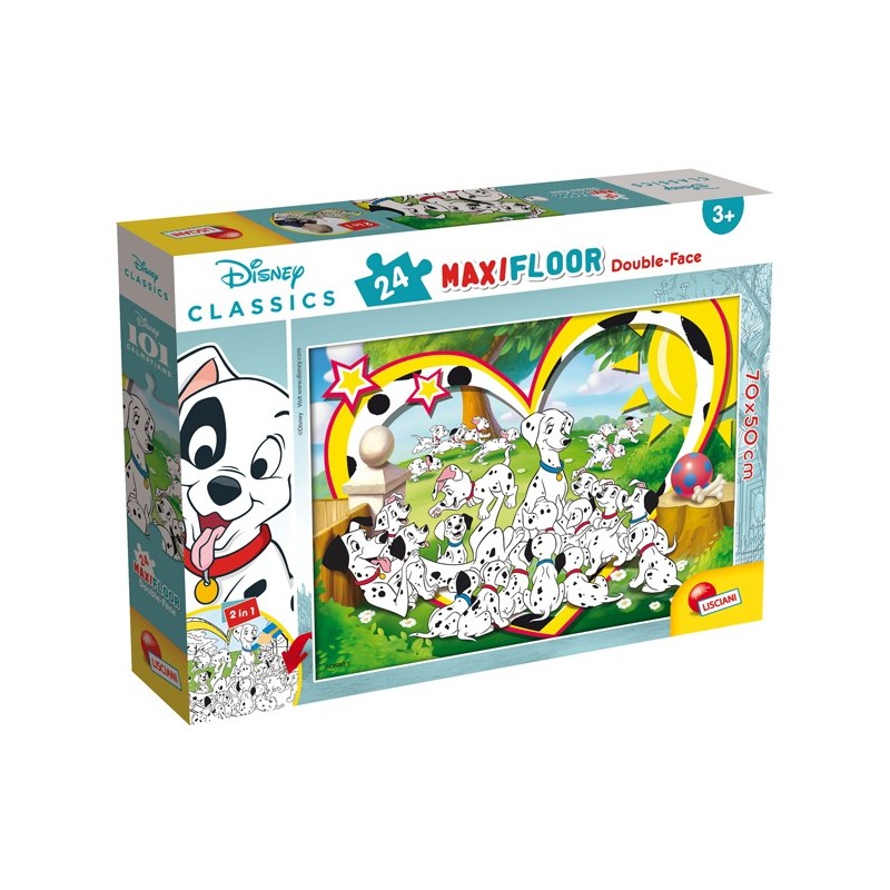 Puzzle Maxi "Dinsey Carica 101" 24 pezzi Lisciani
