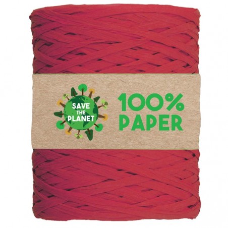 Nastro Rafia 100 m carta rosso 07 Brizzolari