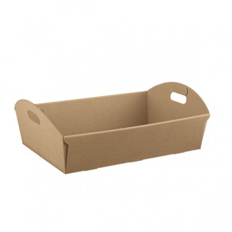 Cesto 32 x 22 x 8,5 cm cartone onda avana Scotton