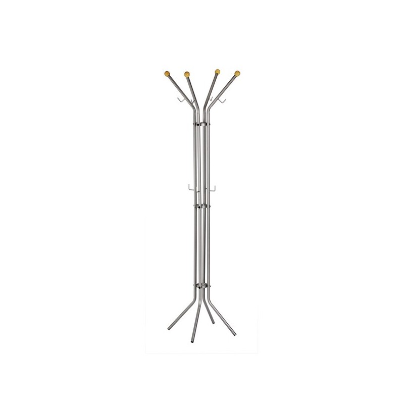 Appendiabiti 4 posti 180 x 52 cm argento Alco