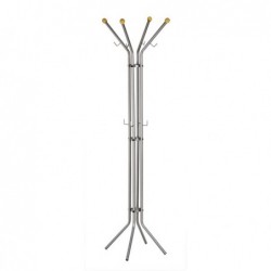 Appendiabiti 4 posti 180 x 52 cm argento Alco