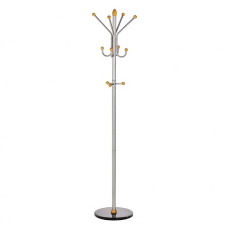 Appendiabiti 11 posti 185 x 40 cm argento Alco